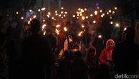 Semarak Takbir Keliling dan Pawai Obor di Yogyakarta