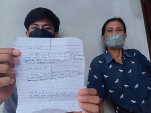 Surat Maaf Komang Sebelum Akhiri Hidup, Keluarga Tak Tahu Motifnya Surat Maaf Komang Sebelum Akhiri Hidup, Keluarga Tak Tahu Motifnya