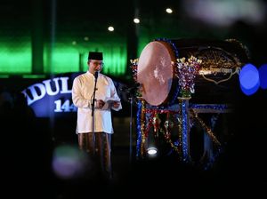 Meriahnya Festival Tabuh Bedug di JIS Semalam