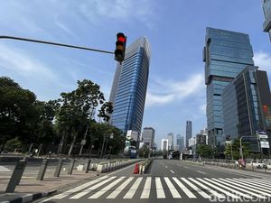 Begini Lengangnya Jakarta Saat Ditinggal Warganya Mudik