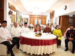 Ada Puan dan Prananda Saat Prabowo Silaturahmi Lebaran dengan Mega