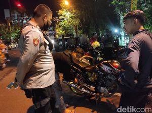 70 Motor Berknalpot Brong Diamankan Saat Malam Takbiran di Bojonegoro