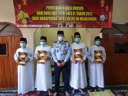 243 Warga Binaan Lapas Majalengka Dapatkan Berkah Lebaran