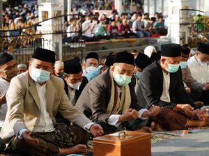 Salat Idul Fitri Berjemaah, Bupati Garut Bahas soal Tingkat Kemiskinan