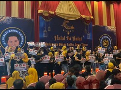 Letho, Loyalis Erick Thohir Gelar Halal Bihalal di Surabaya