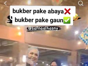 Viral Wanita Bukber Pakai Gaun Pengantin Dikira Lari dari Nikahan, Faktanya.. Viral Wanita Bukber Pakai Gaun Pengantin Dikira Lari dari Nikahan, Faktanya..