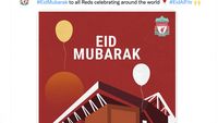 Liverpool Hingga MU Kompak Ucapkan Selamat Lebaran