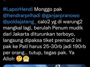 Viral! Penumpang Dimintai Calo Rp 190 Ribu untuk Tiket Bus Semarang-Pati Viral! Penumpang Dimintai Calo Rp 190 Ribu untuk Tiket Bus Semarang-Pati