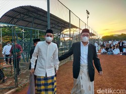 Salat Id di Lapangan Karebosi Makassar, Walkot Bersama Ketua DPRD Hadir
