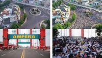 Potret Warga Palembang Kembali Salat Berjamaah Usai Dua Tahun Pandemi