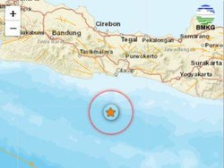 Gempa M 2,9 di Laut Barat Daya Cilacap