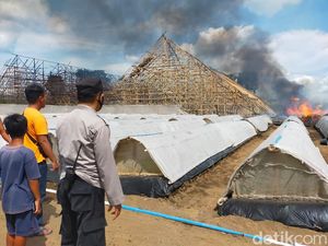 Kerugian Kebakaran 3 Gudang Tembakau di Jember Capai Rp 350 Juta Kerugian Kebakaran 3 Gudang Tembakau di Jember Capai Rp 350 Juta
