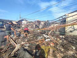 Penampakan Terkini Lapak Pasar Kemiri Muka Depok yang Ludes Terbakar