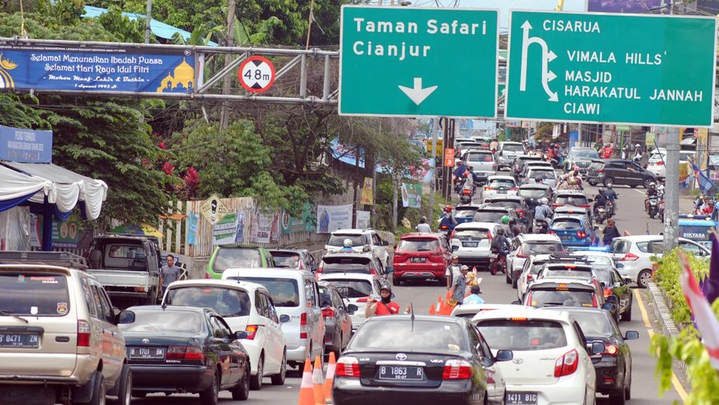 Potret Kemacetan di Kawasan Puncak Bogor