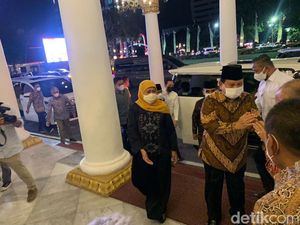 Istimewanya Khofifah Jadi Orang Ketiga yang Ditemui Prabowo saat Lebaran