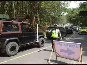 Volume Kendaraan di Blitar Naik 70 Persen Lebaran Hari Kedua