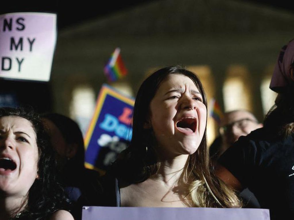 Demo Pecah di AS Usai Dokumen Mahkamah Agung soal Pembatalan Hak Aborsi Bocor