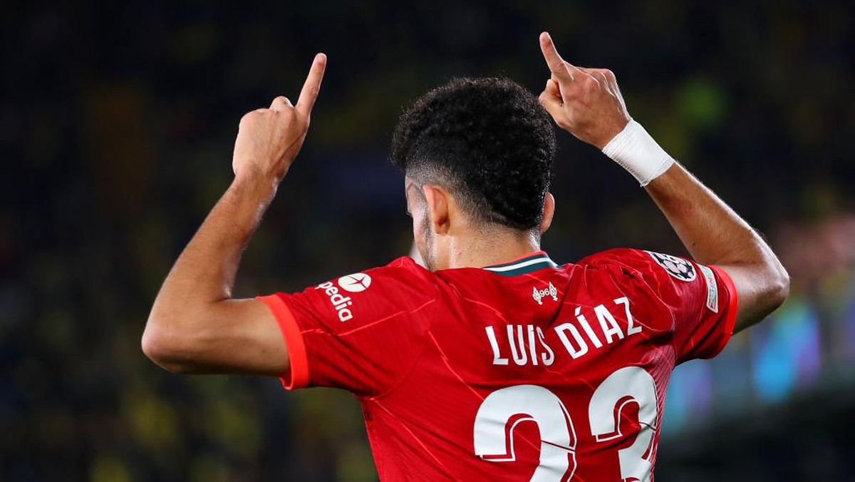 Luis Diaz menjadi pembeda saat Liverpool menyisihkan Villarreal di semifinal Liga Champions. Foto: Getty Images/Eric Alonso