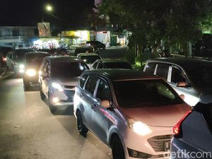 Penampakan Ribuan Pemudik Tinggalkan Garut