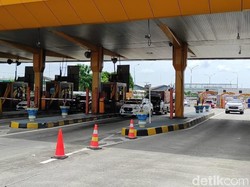 Situasi Arus Balik Mudik Lebaran di Tol Amplas Medan