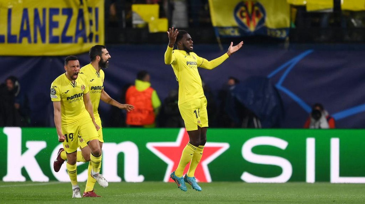 Villarreal unggul 2-0 atas Liverpool pada babak pertama. (Foto: Getty Images/David Ramos)