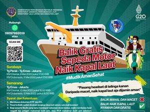 Pemudik Motor Bisa Naik Kapal Gratis Saat Arus Balik, Ini Jadwal-Syaratnya Pemudik Motor Bisa Naik Kapal Gratis Saat Arus Balik, Ini Jadwal-Syaratnya