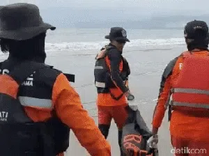 Menyedihkan! Bocah Terseret Ombak Palabuhanratu Ditemukan Tewas