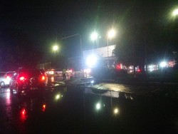 Waduh, Gerbang Tol di Medan Malah Kebanjiran saat Arus Balik