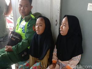 Tolong! Dua Bocah Tertinggal dari Keluarga di Batuhiu Pangandaran