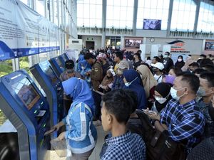Penampakan Arus Balik di Pelabuhan Bakauheni Lampung