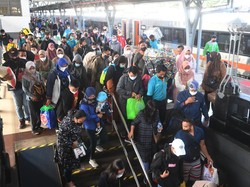 39.300 Orang Bakal Tiba di Jakarta Naik Kereta Api Hari Ini