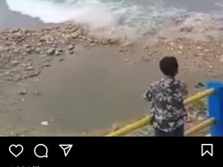 Viral Video Air Bah di Bendungan Kaliwadas Pemalang, Begini Faktanya