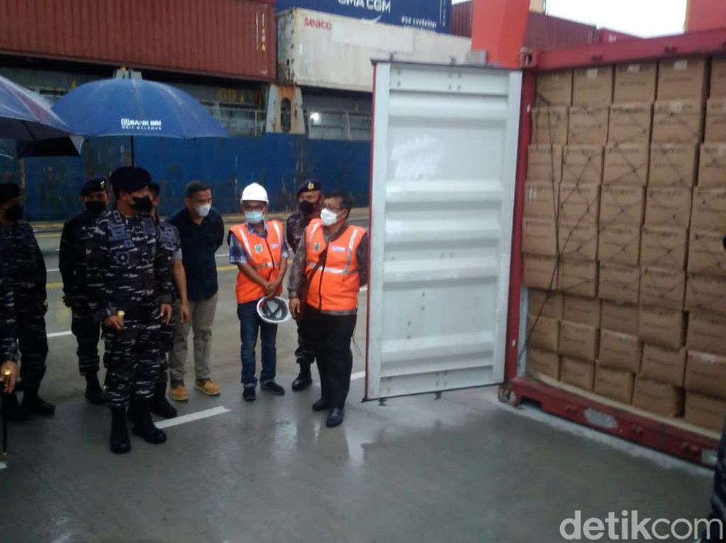 Hendak Diekspor, 34 Kontainer Bahan Baku Migor Diamankan di Medan