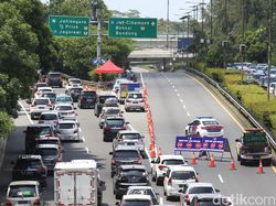 Antisipasi Arus Balik, Ruas Tol Dalkot Arah Cikampek Ditutup