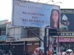 Deretan Aksi Beri Ucapan Lewat Baliho yang Viral, Terbaru untuk Mbak Maya Deretan Aksi Beri Ucapan Lewat Baliho yang Viral, Terbaru untuk Mbak Maya