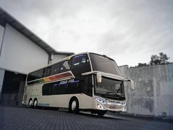PO Sinar Jaya Rilis Bus Tingkat Lagi, Ini Wujudnya
