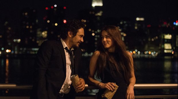 James Franco dan Amber Heard James Franco dan Amber Heard dalam film The Adderall Diaries (2015)