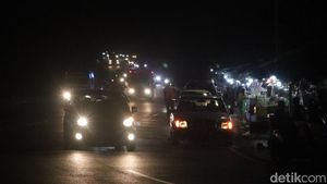 Situasi Lalin Arus Balik di Jalur Selatan Nagreg