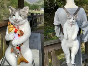 Bikin Gemas, Tas Rp 15 Juta Ini Viral Karena Bentuknya Mirip Kucing Sungguhan