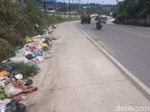 Lapor Ketua! Jalur Pemudik di Jambi Dipenuhi Sampah