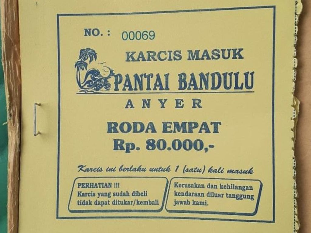 Heboh Tiket Masuk Pantai Bandulu Anyer Rp 80 Ribu, Polisi Turun Tangan Heboh Tiket Masuk Pantai Bandulu Anyer Rp 80 Ribu, Polisi Turun Tangan