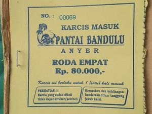Heboh Tiket Masuk Pantai Bandulu Anyer Rp 80 Ribu, Polisi Turun Tangan Heboh Tiket Masuk Pantai Bandulu Anyer Rp 80 Ribu, Polisi Turun Tangan