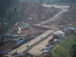 Foto-foto Arus Balik di Jalur Fungsional Tol Cisumdawu