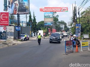 H+5 Lebaran, Jalur Wisata Lembang Lengang