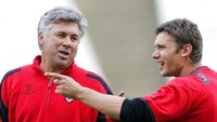 Satu lagi yang tak boleh terlupa, Carlo Ancelotti punya striker hebat yang bernama Andriy Shevchenko! (AP)