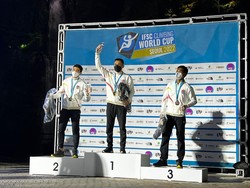 Top! Atlet Panjat Tebing Kiromal Katibin Pecahkan Rekor Dunia