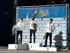 Top! Atlet Panjat Tebing Kiromal Katibin Pecahkan Rekor Dunia Top! Atlet Panjat Tebing Kiromal Katibin Pecahkan Rekor Dunia