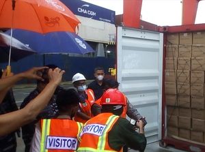 TNI AL Selidiki 34 Kontainer Bahan Baku Minyak Goreng TNI AL Selidiki 34 Kontainer Bahan Baku Minyak Goreng