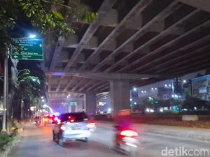Sempat Macet Parah Gegara One Way, Lalin Kalimalang Lancar Malam Ini
