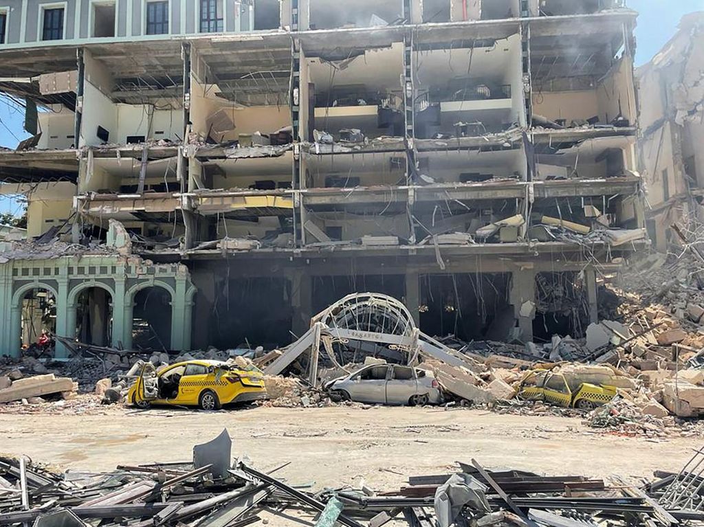 Kebocoran Gas Picu Ledakan di Hotel Ikonik Havana, 22 Orang Tewas